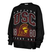 USC Trojans Women's 47' Black Go Big Oversized Crew Neck Sweatshirt